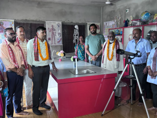 छिपागढ माविमा विज्ञान प्रयोगशाला तथा साईकल स्टैण्डको उद्घाटन