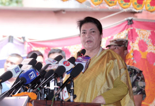 राजनीतिक दलहरुभित्र विकृति, विसंगति फस्टायो : पूर्वराष्ट्रपति भण्डारी