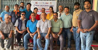 रोटरी सेन्ट्रल लुम्बिनीको ४२२ औं नियमित बैठक वृद्धाश्रममा