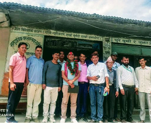 वरिष्ठ डिभिजनल वन अधिकृत श्रेष्ठलाई स्वागत तथा सम्मान