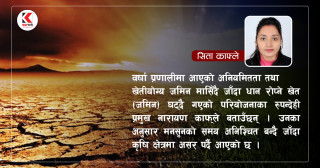 जलवायु परिवर्तनको असर : तराईमा खेती गर्न मुस्किल पर्दै
