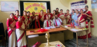 एकता महिला समूहको अध्यक्षमा पुनः अधिकारी