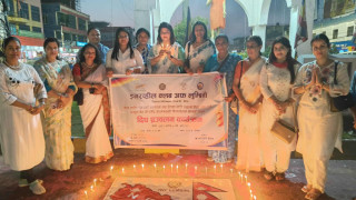 विश्व शान्ति दिवसको अवसरमा दीप प्रज्वलन