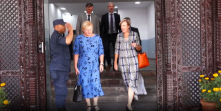 गृहमन्त्रीसँग ५ देशका राजदुतको भेट