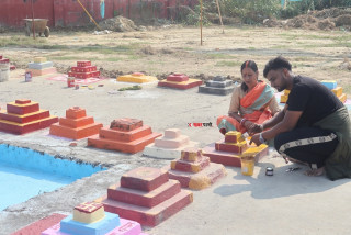 भैरहवामा छठ पूजाको तयारी