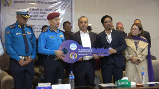 एनआरएनएद्वारा ट्राफिक कन्ट्रोल रुम पुनर्निर्माण गरी हस्तान्तरण