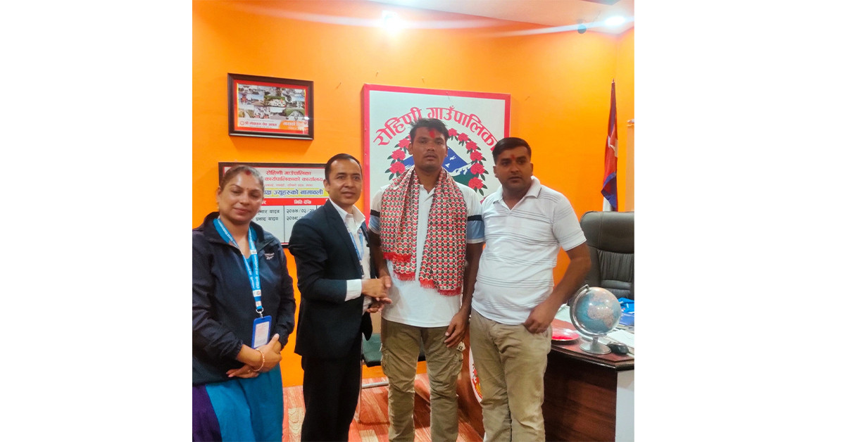 रोहिणीद्वारा एनएसपीएलमा सहभागी हुने खेलाडीलाई सम्मान