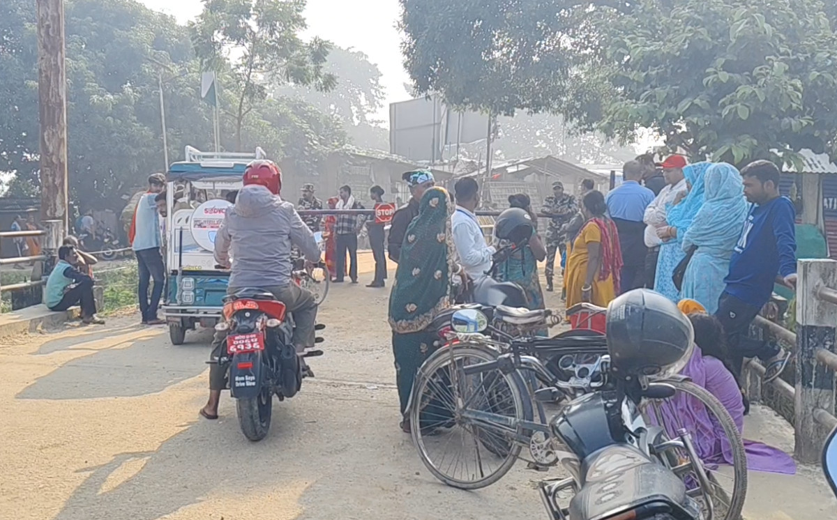 बिहार विधानसभा निर्वाचन : धनुषाको जटही नाका १२ घण्टा बन्द