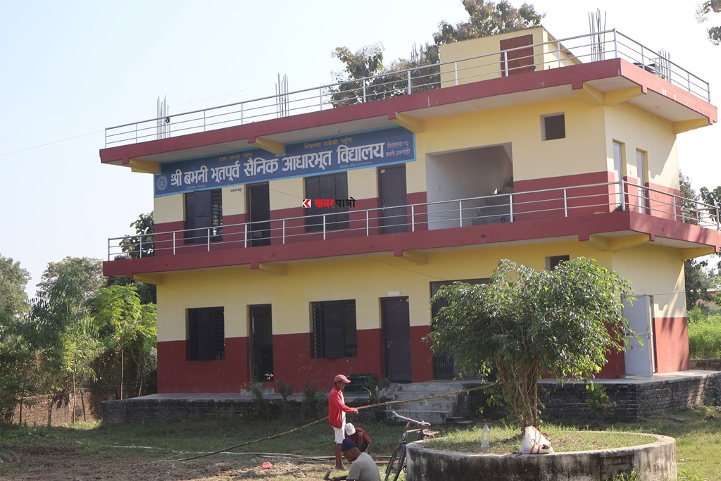 तिलोत्तमाको बभनी भूतपूर्व सैनिक आधारभूत विद्यालयमा महायज्ञ हुँदै