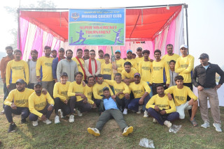 मर्निङ क्रिकेट क्लबको आयोजनामा सुपर सिक्स क्रिकेट टुर्नामेन्ट सुरु