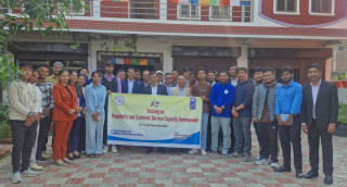 आतिथ्य सेवा सुधार्न युवालाई तालिम