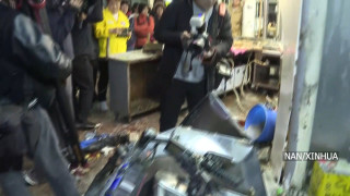 दक्षिण कोरियामा ट्रक फुटपाथमा ठोक्किँदा २१ जना घाइते