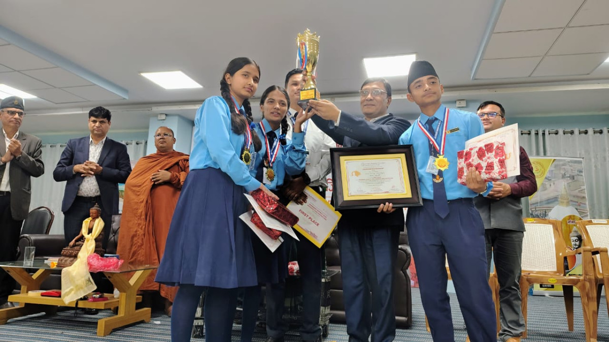 बौद्ध हाजिरीजवाफमा सैनिक महाविद्यालयलाई उपाधि