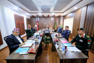 राष्ट्रिय सुरक्षा परिषद्को बैठक सिंहदरबारमा जारी