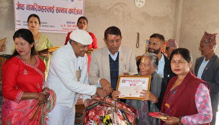 तिलोत्तमा–६ मा ज्येष्ठ नागरिक सम्मान तथा निःशुल्क स्वास्थ्य परीक्षण