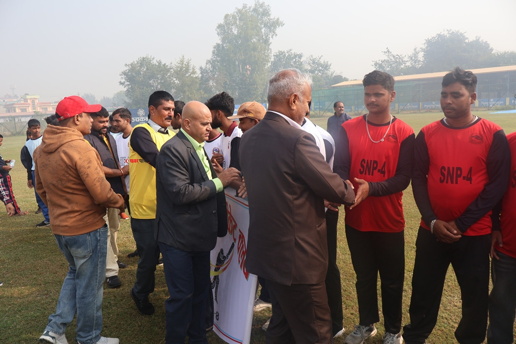 भैरहवामा चौथो वडा कप क्रिकेट प्रतियोगिता सुरु