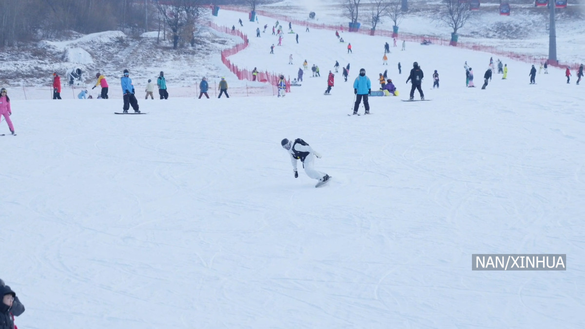 उत्तरपूर्वी चीनको जिलिनमा हिउँ मौसम शुरु