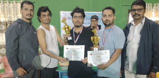ब्याडमिन्टन टुर्नामेन्ट : भण्डारी भान्जा लेखापढी प्रथम, न्यौपाने लेखापढी द्वितीय
