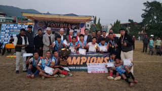 दोस्रो क्यानन सेभेन ए साइड फुटबलको च्याम्पियन बन्यो होराईजन जीबीएस