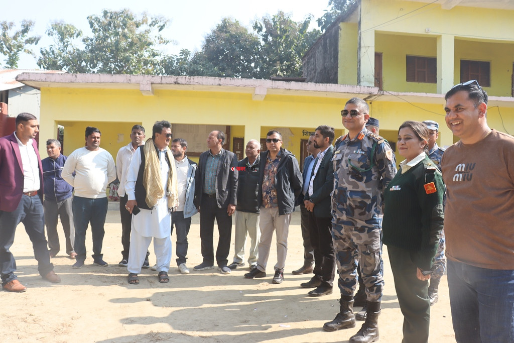 रुपन्देहीमा मतदानस्थलको अनुगमन
