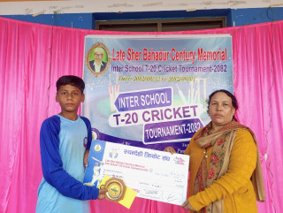 अन्तरविद्यालय क्रिकेट : जेसिज र स्पांगललाई सफलता