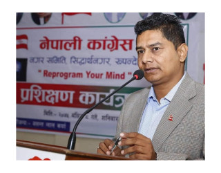 कांग्रेस सिद्धार्थनगरको सभापतिमा संजीव शर्मा रेग्मीको घोषणा