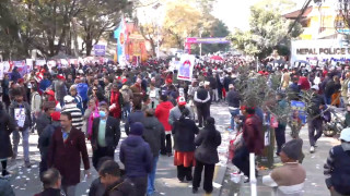 एमाले कार्यकर्ताको चौथो दिन  उत्साहपूर्ण चहलपहल