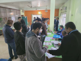 मेडिकल काउन्सिलको निर्वाचन : लुम्बिनी प्रादेशिक अस्पतालमा मतदान जारी