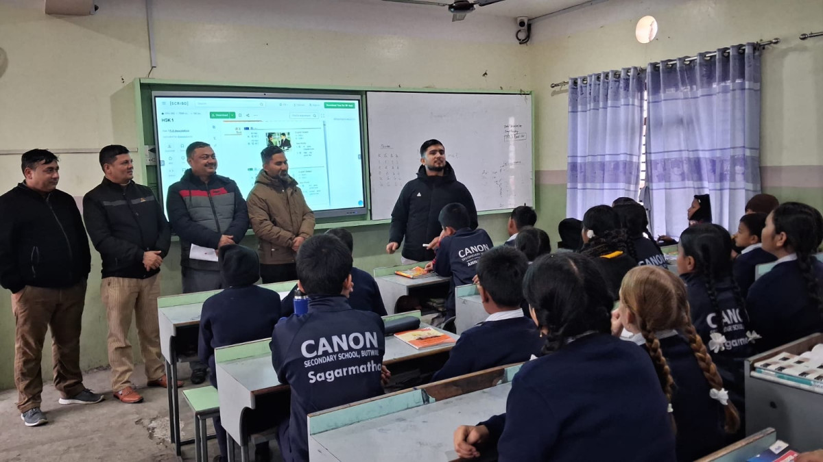 क्याननमा चिनिँया भाषाको कक्षा सुरु, छिट्टै संस्कृत भाषामा पनि पढाइ हुने