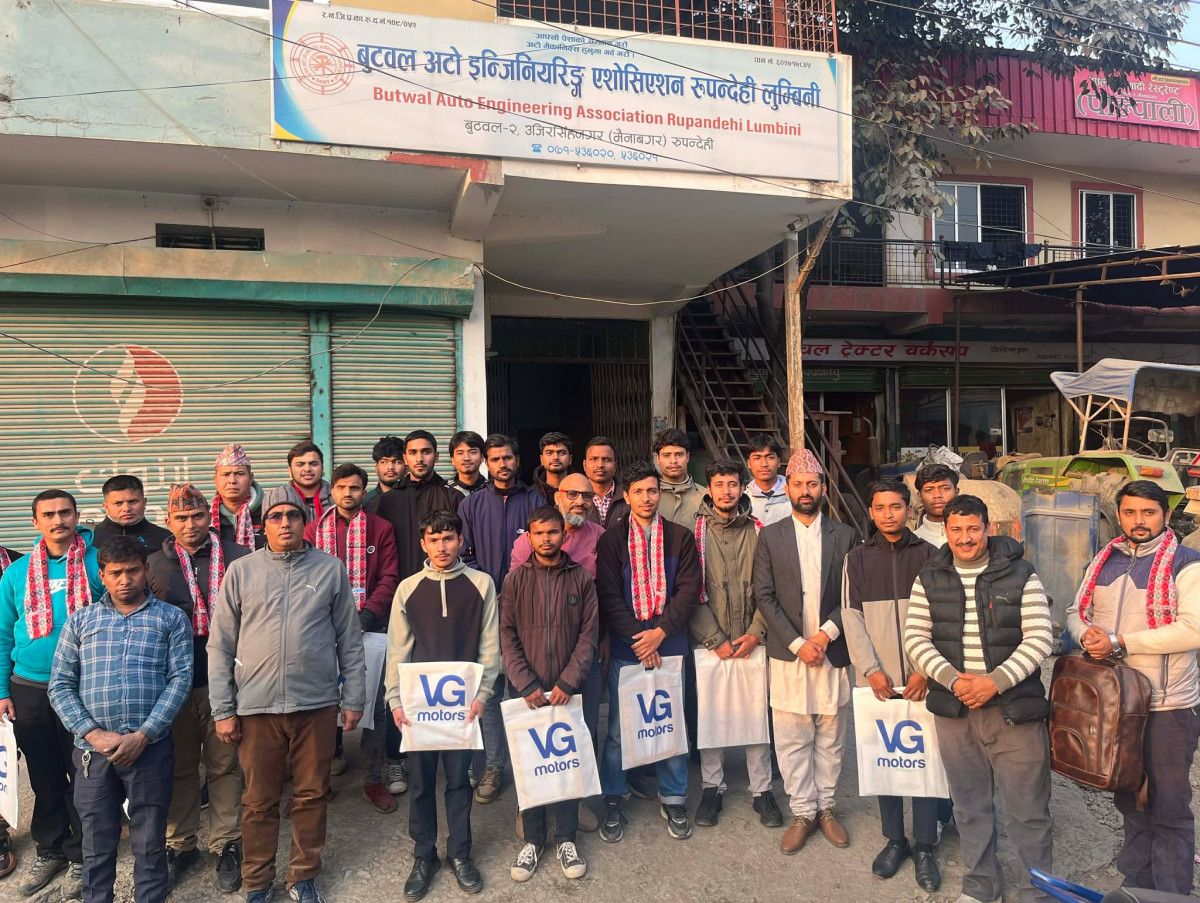 अटो मेकानिक्सको ईभि मर्मतसम्बन्धी क्षमता अभिवृद्धि तालिम