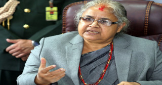 प्रधानमन्त्री कार्कीसंगअमेरिकी राजदूत डिन आर थम्प्सनको बिदाइ भेट