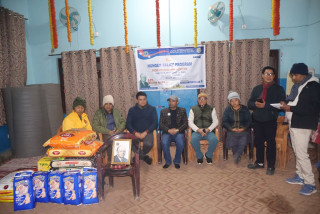 सिद्धार्थ बाल गृहमा खाद्यान्न सामग्री वितरण