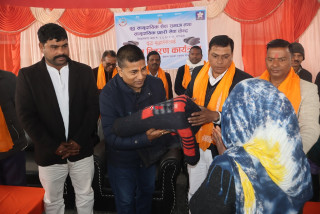 माघे संक्रान्तिमा कम्बल वितरणलाई निरन्तरता दिदै बुद्ध सामुदायिक