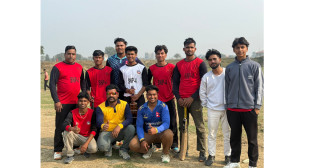 बनगाईमा टी–१० क्रिकेट प्रतियोगिता सुरु, पहिलो खेलमा सिद्धार्थनगर–४ विजयी