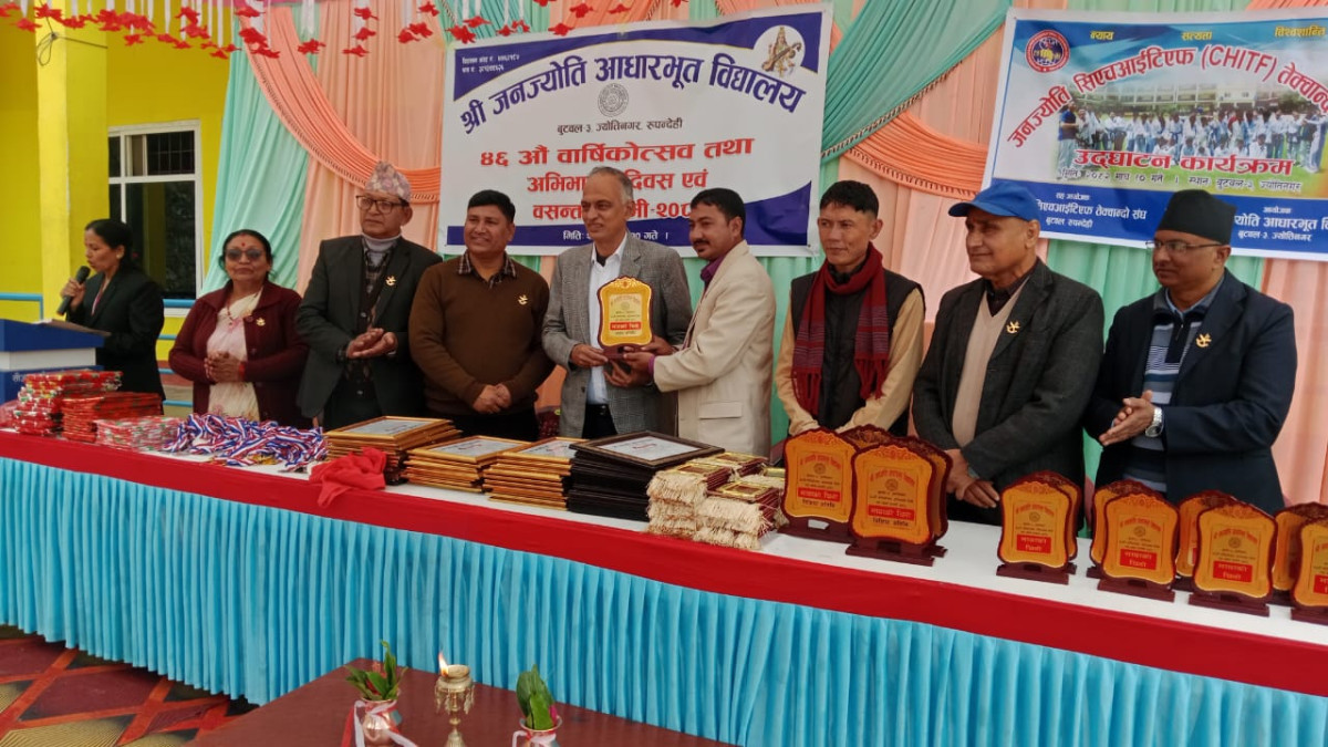 शिक्षाको ज्योती फैलाउने प्रमुख आधारशिला नै आधारभूत विद्यालय हुन् : नगरप्रमुख पाण्डेय