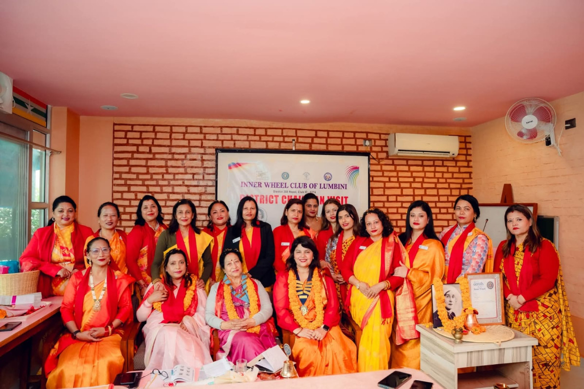 इनरव्हील डिष्ट्रिक्ट चेयरम्यानको क्लब भिजिटमा