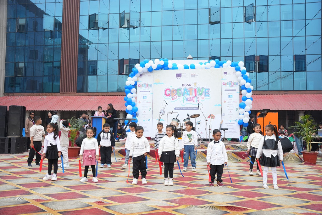 ब्रिटिस ग्रामर स्कूलमा ‘बीजीएसआर’ क्रियटीभ फेस्ट सम्पन्न