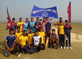 सिसा रुपन्देहीद्वारा आयोजित क्रिकेट प्रतियोगितामा ब्राइट स्टार प्रथम