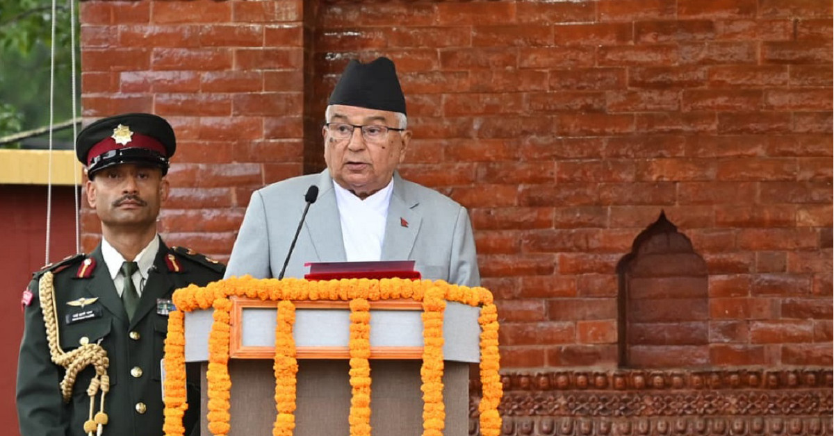 निर्वाचन सफल बनाउन राष्ट्रपति पौडेलको अपिल