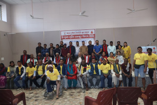 कृत्रिम हातखुट्टा वितरण शिविरबाट ५९ जना लाभान्वित