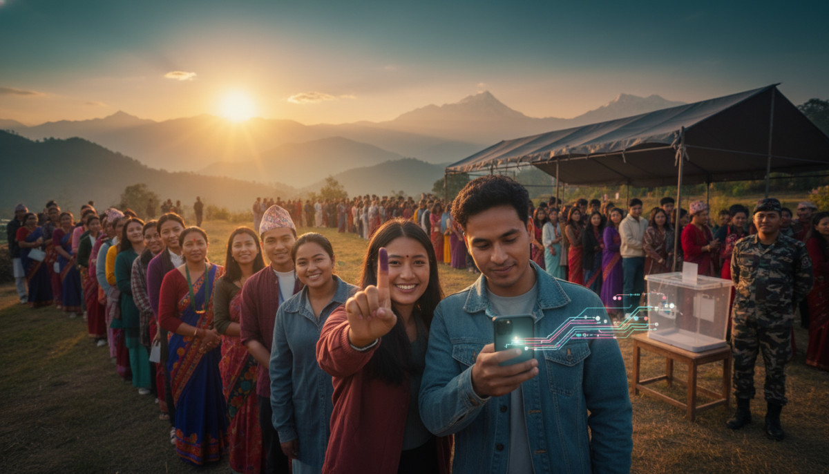 निर्वाचनका लागि मतदाताहरु उत्साही