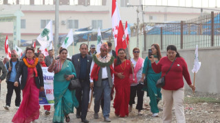 रूपन्देही २ मा कांग्रेसको घरदैलो : चुनाव जित्नेमा उम्मेदवार पौडेल विश्वस्त