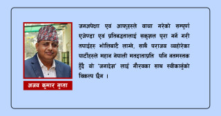 'जनादेशलाई कडा आदेश सम्झी जनताको सेवामा लाग्नुको विकल्प छैन'