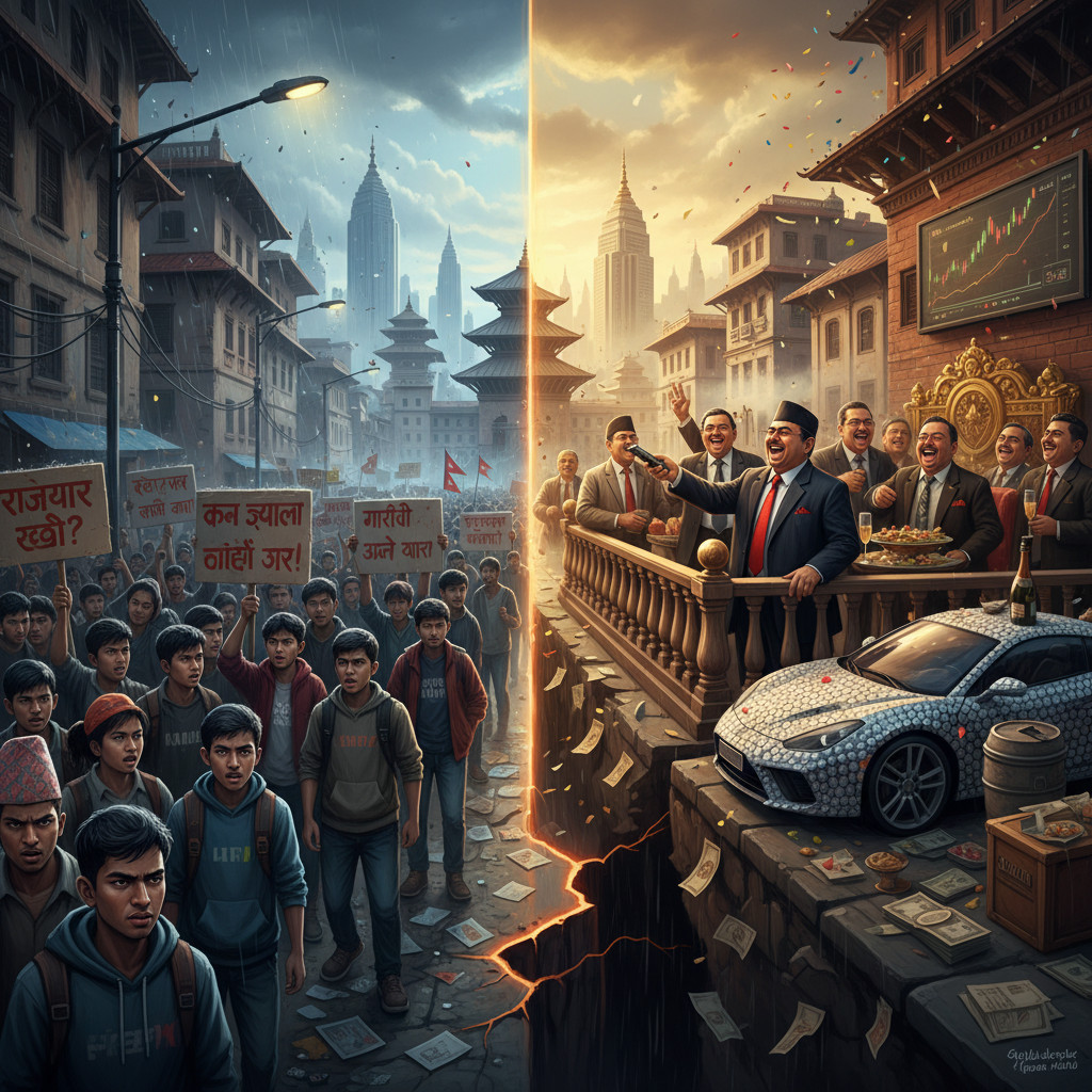 जेन–जी आन्दालनले धनी र गरिवबीचको आम्दानीको वितरणमा ठूलो खाडल