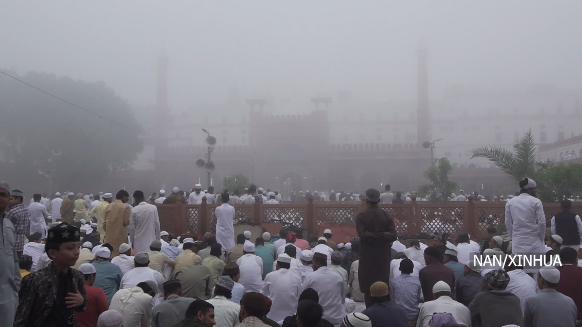 भारतीय राजधानीमा उत्साहका साथ ईद–उल–फित्र मनाइयो