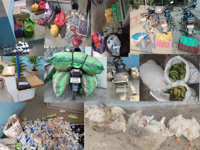 रुपन्देहीमा झण्डै २१ लाखको अवैध सामान बरामद