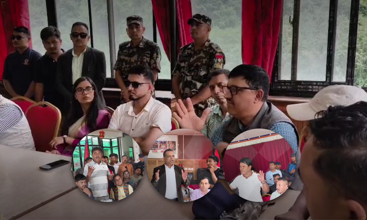 कोदारी राजमार्गमा दुई मन्त्रीको जम्बो निरीक्षण