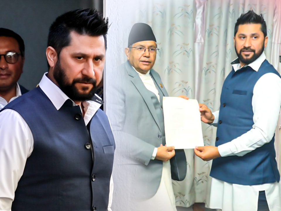 रवि लामिछानेले आधा दर्जन नेता लिएर सभामुख घिमिरेलाई बुझाए निवेदन, अदालतले आफूलाई  थुनामुक्त गरेको उल्लेख