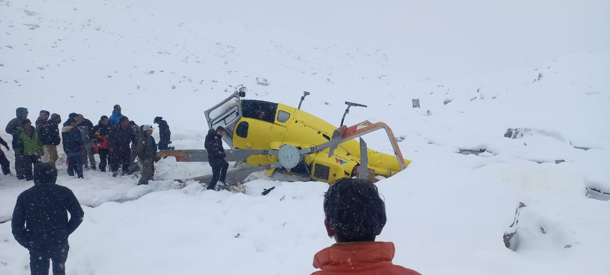 BREAKING : सोलुखुम्बुमा हेलिकप्टर दुर्घटना