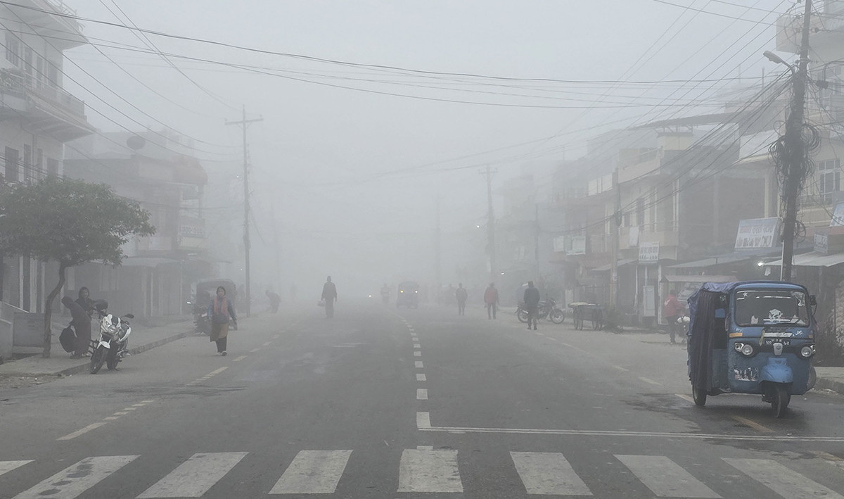 अबका केही दिन चिसो थप बढ्ने, भिजिविलिटी सयसम्म झर्‍यो